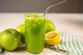 Iced Green Apple Juice